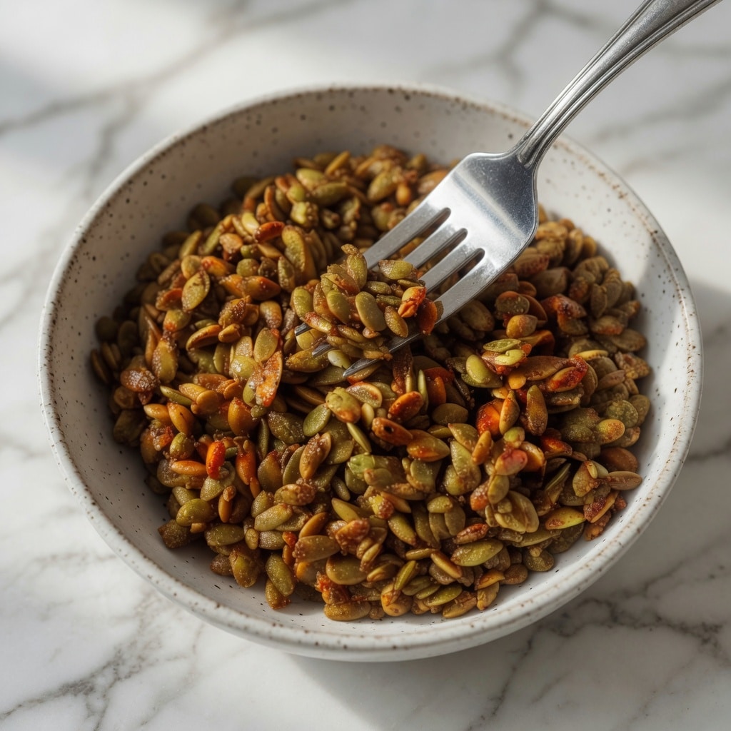 Pumpkin seeds in a bowl