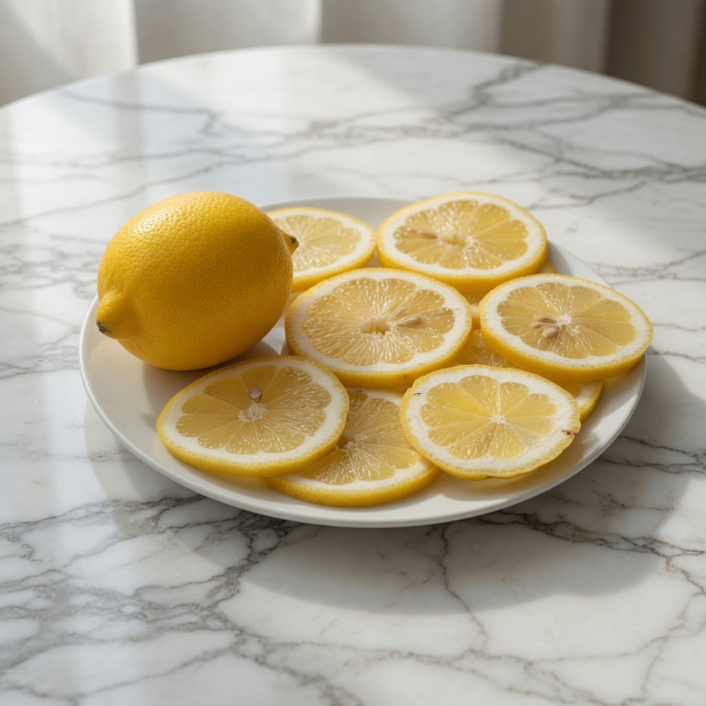 Fresh lemons