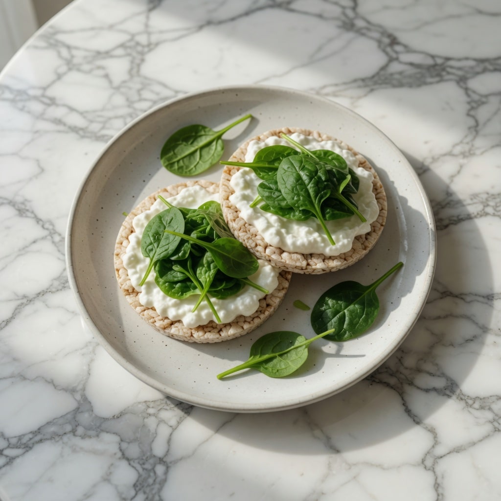 Low FODMAP rice cake snack