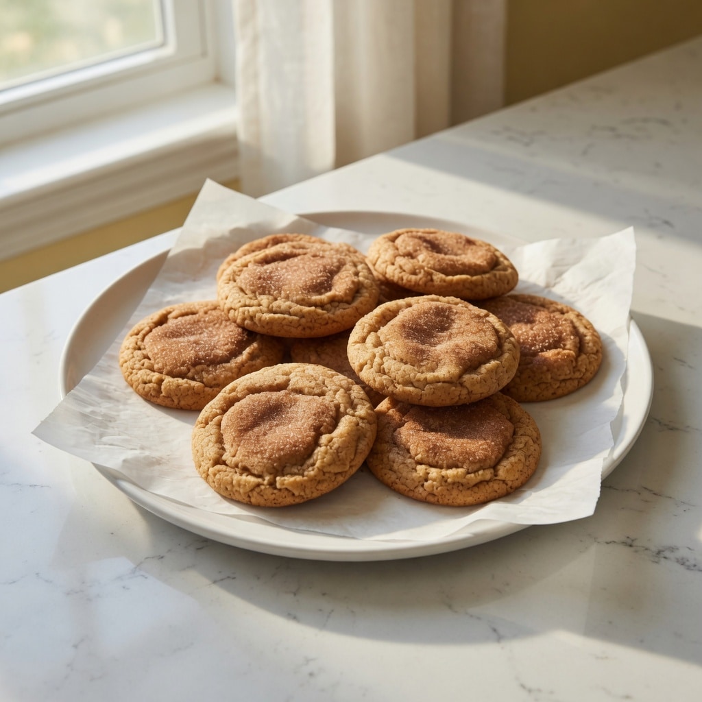 Vegan low FODMAP snickerdoodle cookies