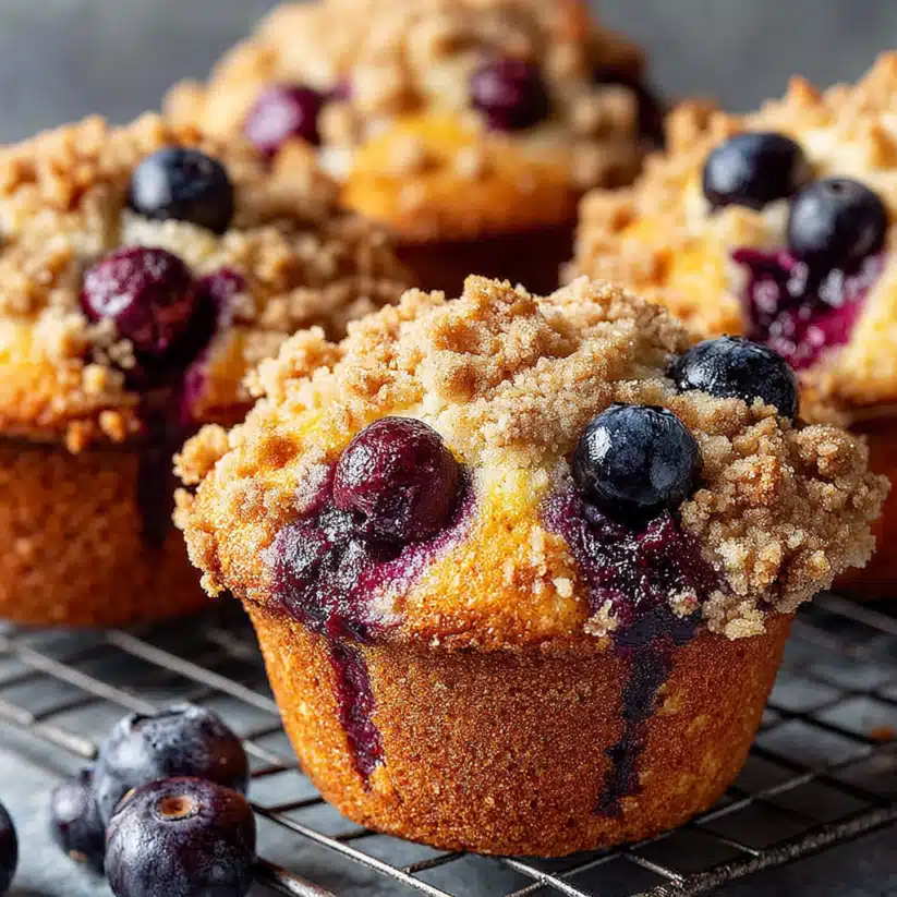 gluten free blueberry muffins rack 1