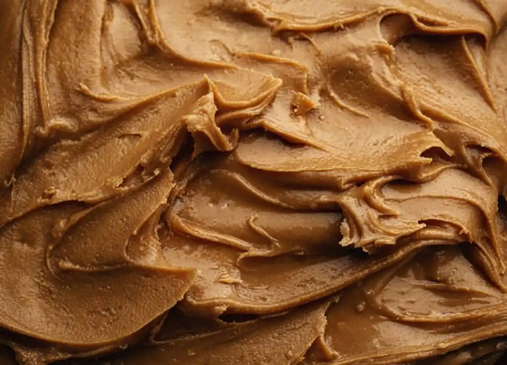 is peanut butter low FODMAP macro close-up of smooth all-natural peanut butter texture Monash-verified safe at 50g per serving for IBS