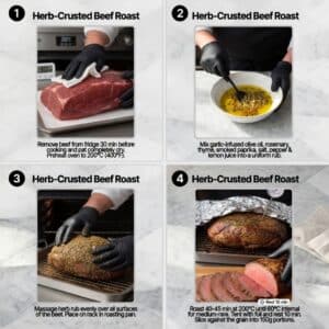 Step-by-step seasoning of low fodmap meat without high fructan ingredients