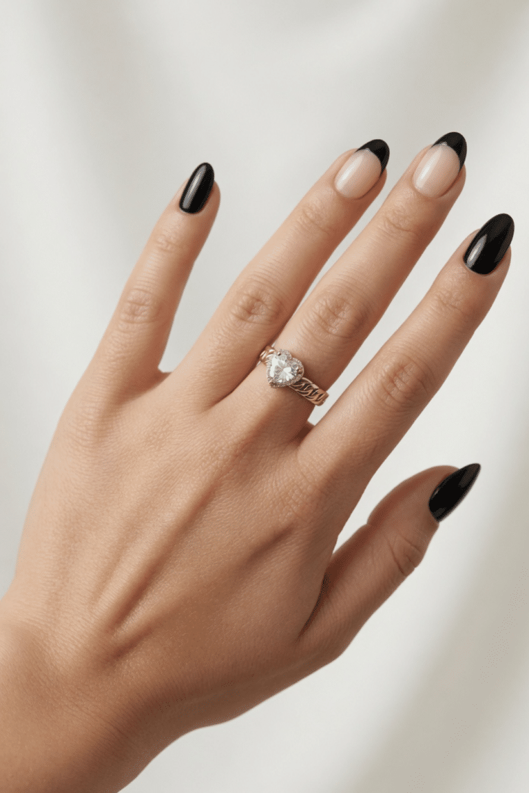 black nails design