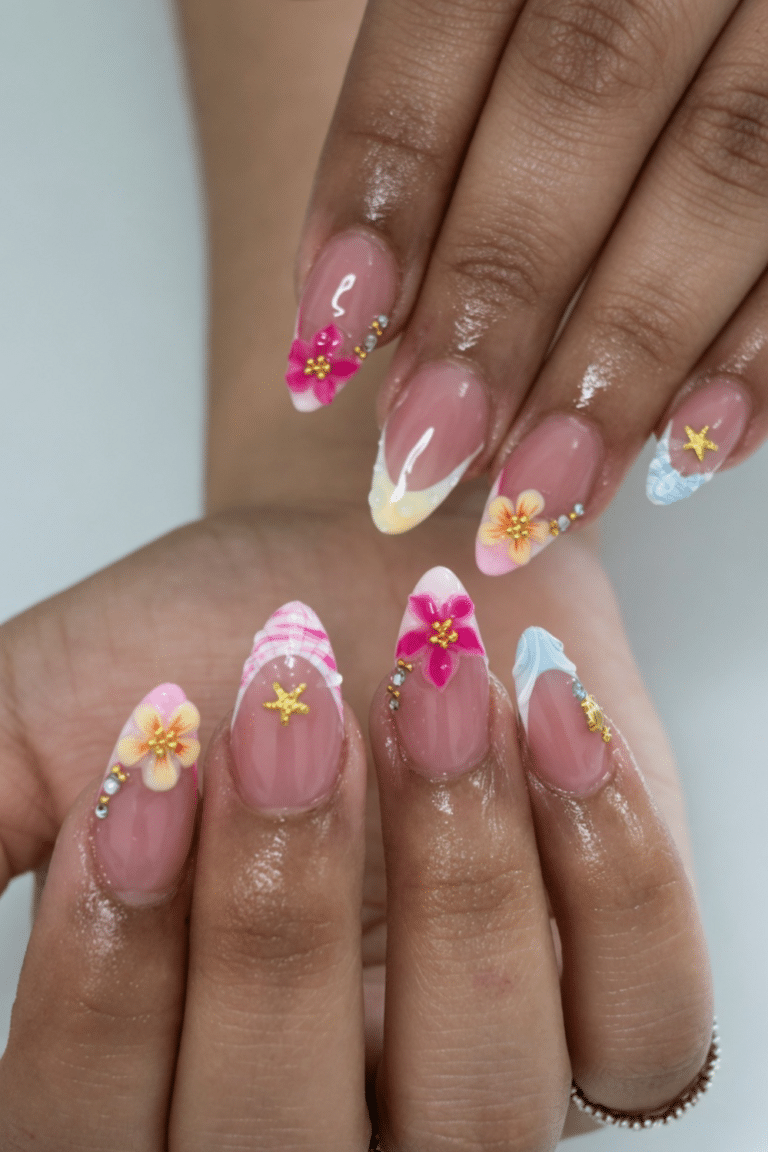 colorful nail designs