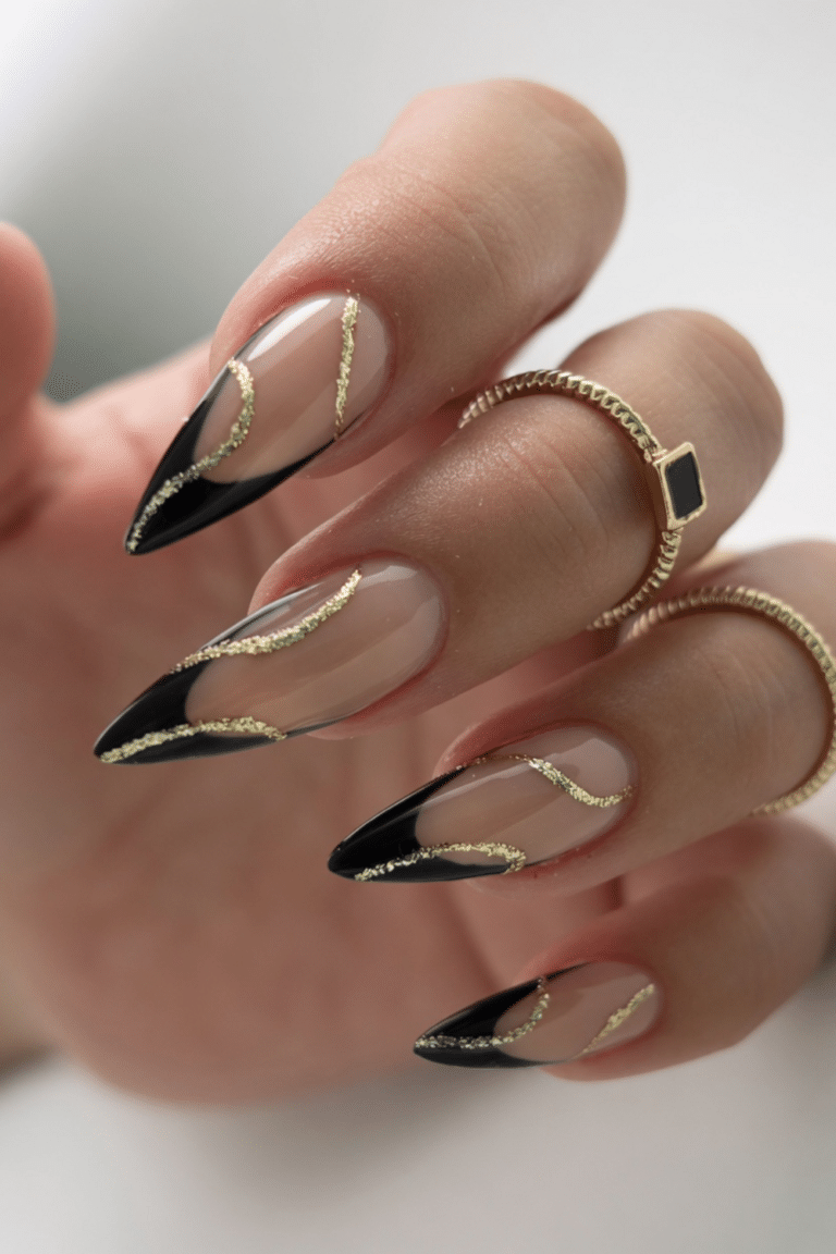 nails design almond