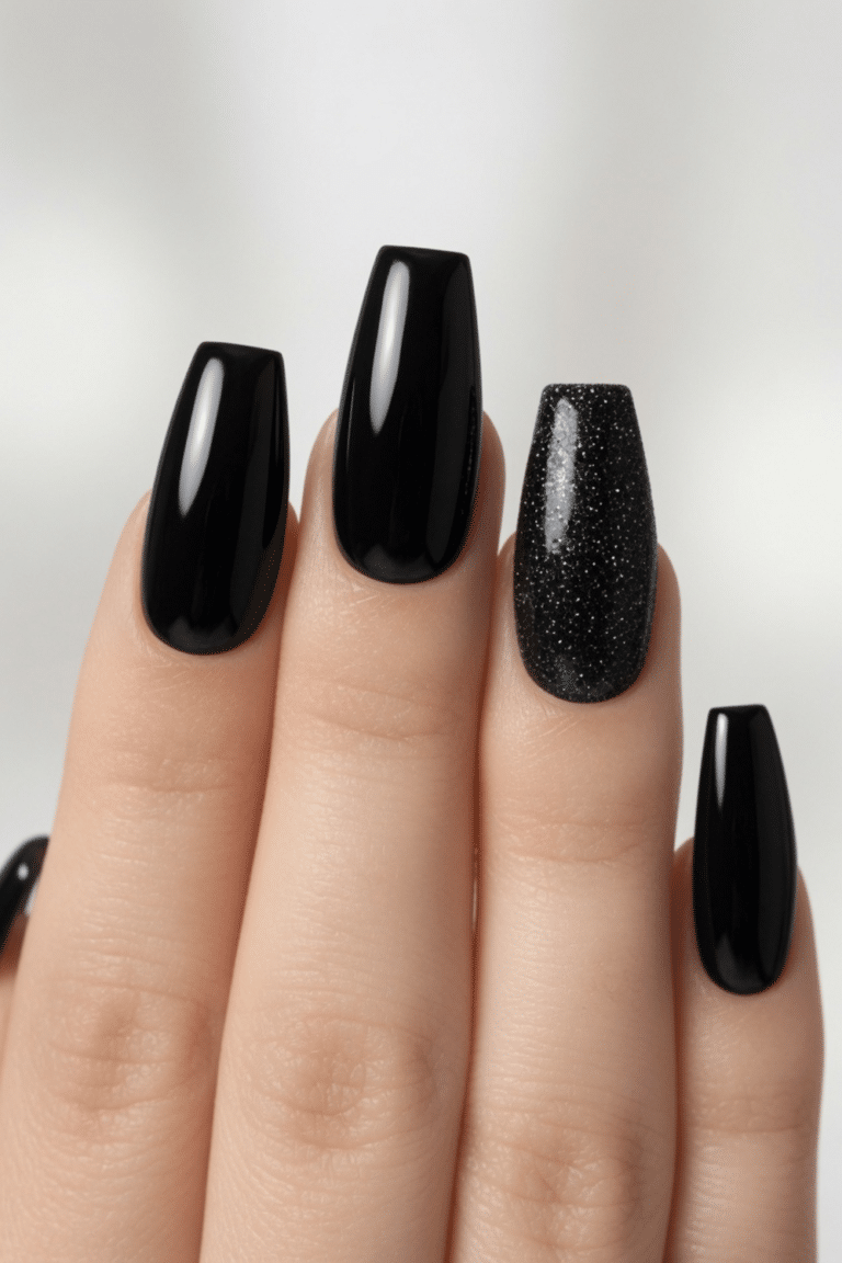 black nails ideas