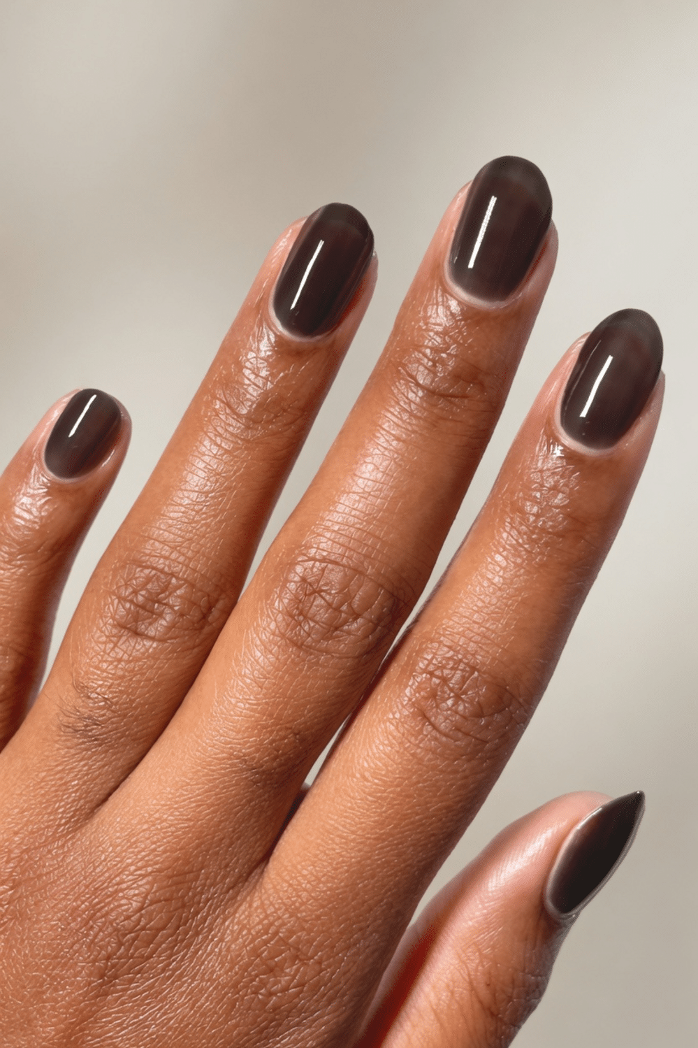 black nails inspo