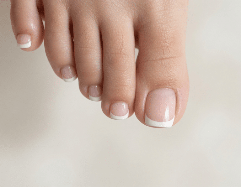 french pedicure