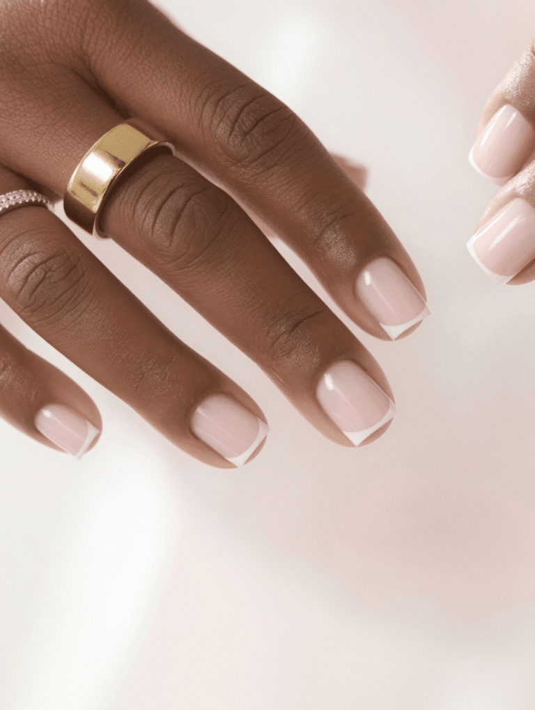 french tip nails