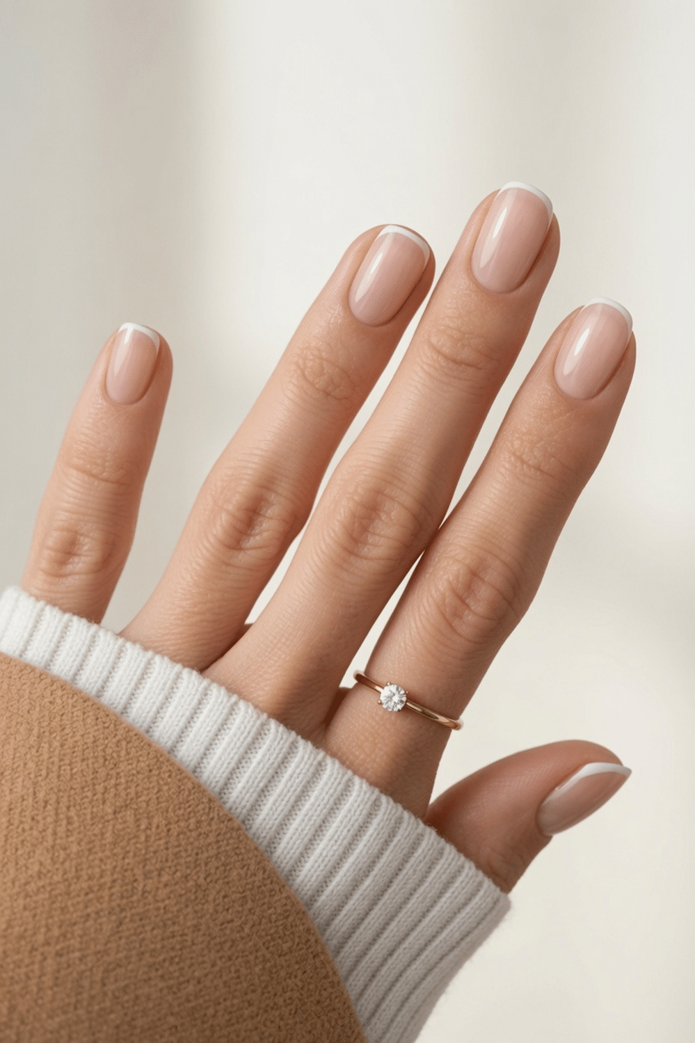 french tip nails short