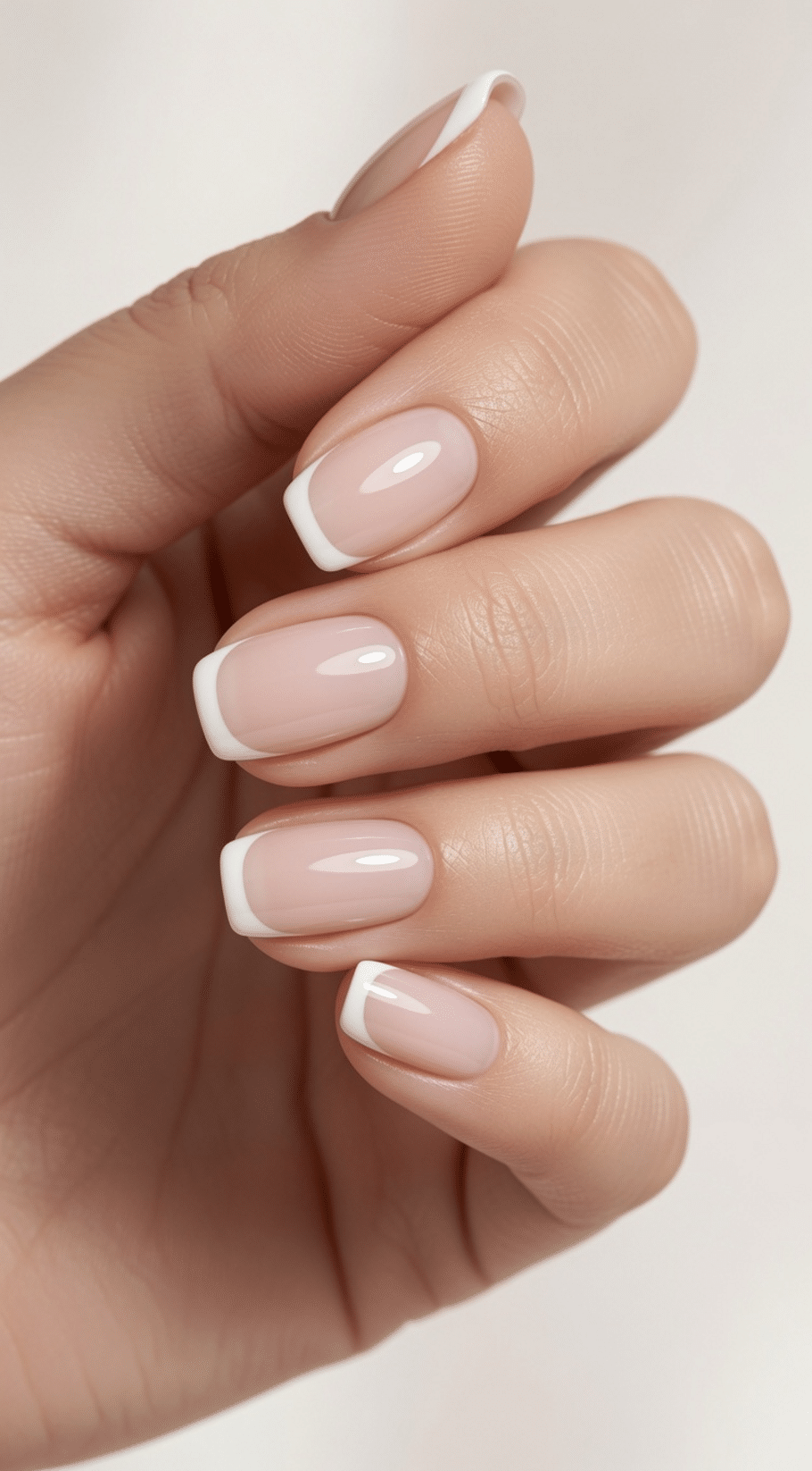 french tip nails short