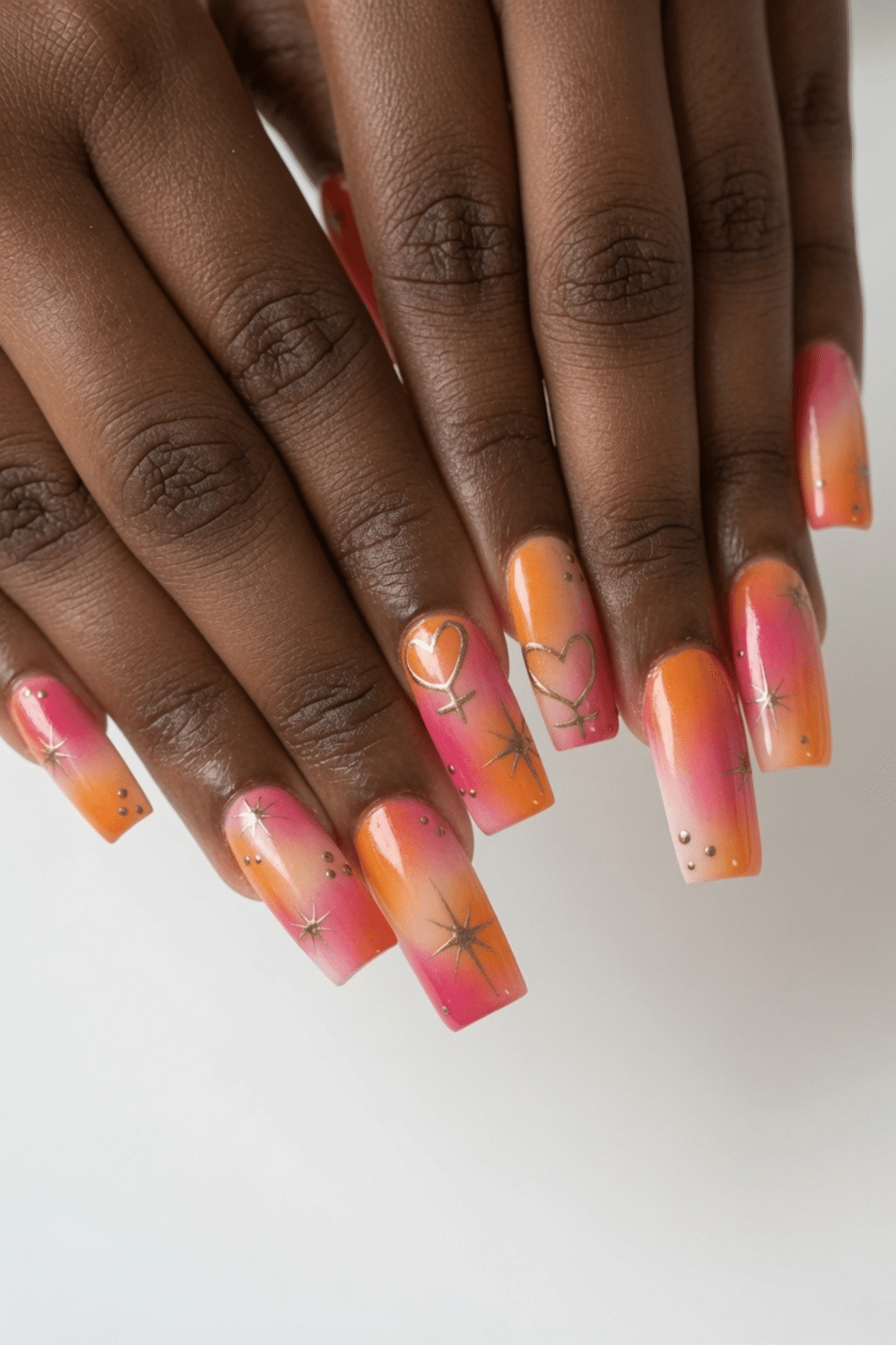 funky colorful nails