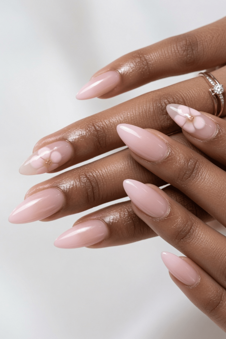 spring nails simple