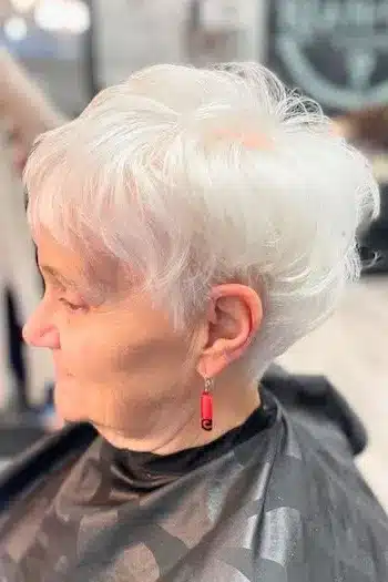 34 Elegant Short Hairstyles for Women Over 70 with Fine Hair 11 Long Pixie With Soft Crown Volume for women over 70 with fine hair