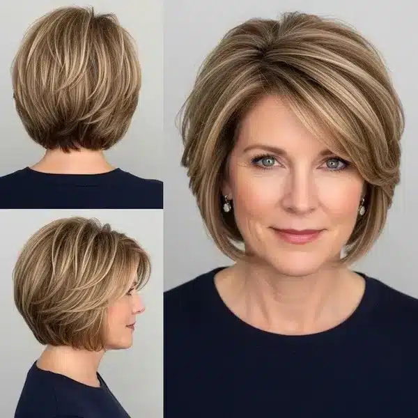 Hairstyles For Women Over 50 With Fine Hair - Short Textured Pixie With Choppy Bangs