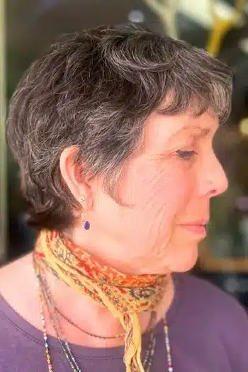 30+ Radiant Short Hairstyles for Women Over 70 With Fine Hair 14 Luminous Wavy Pixie hairstyle