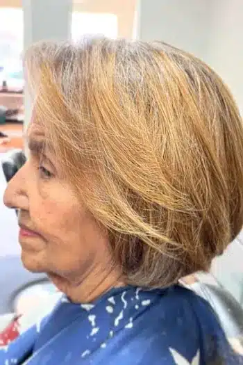 30+ Radiant Short Hairstyles for Women Over 70 With Fine Hair 25 Rounded Volume Bob With Layers hairstyle