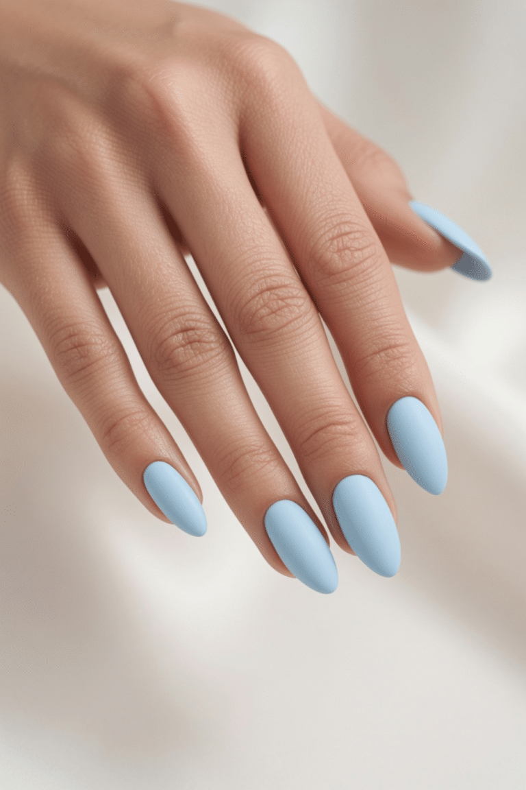 light blue nail ideas