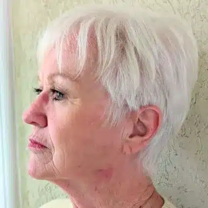 30+ Radiant Short Hairstyles for Women Over 70 With Fine Hair 23 Piecey Airy Textured Pixie hairstyle