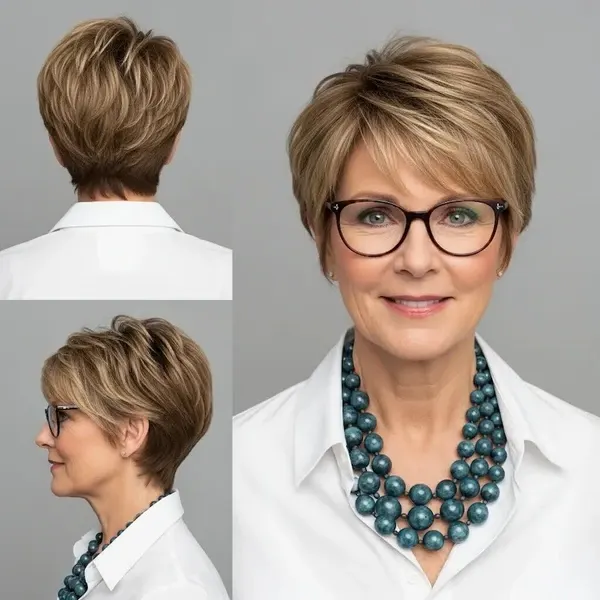 Hairstyles For Women Over 50 With Fine Hair - Short hairstyles for women over 50 with fine hair glasses