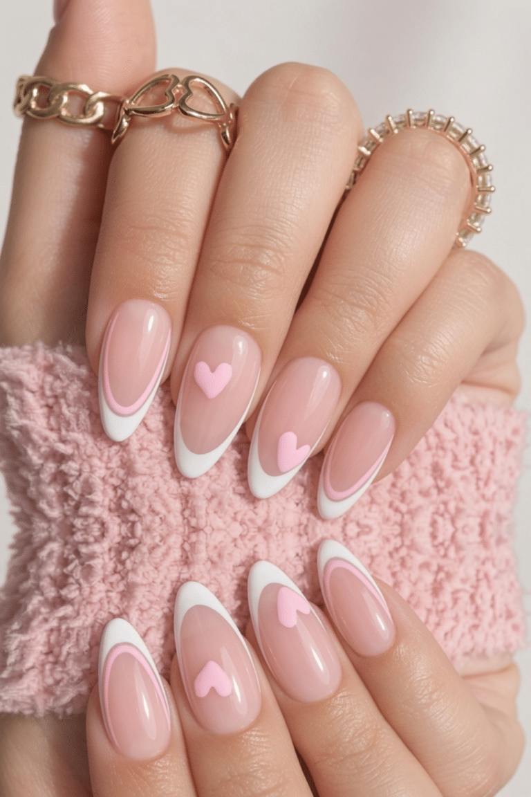 pink nails
