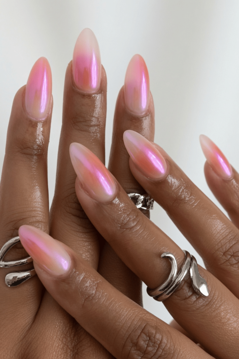 pink nails