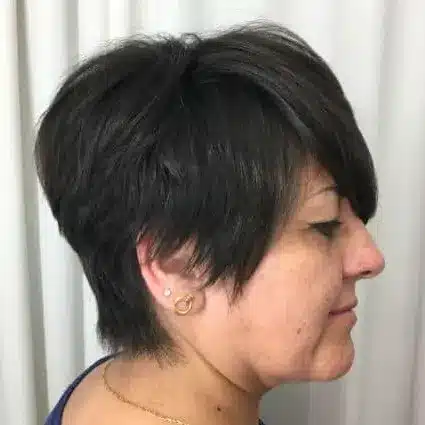Elegant Long Pixie With Layered Volume hairstyle