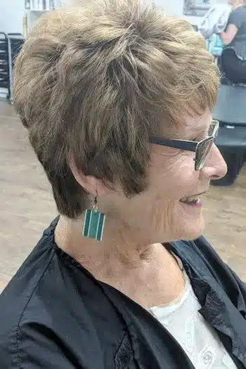 Polished Layered Pixie With Crown Volume For Thick Hair hairstyle