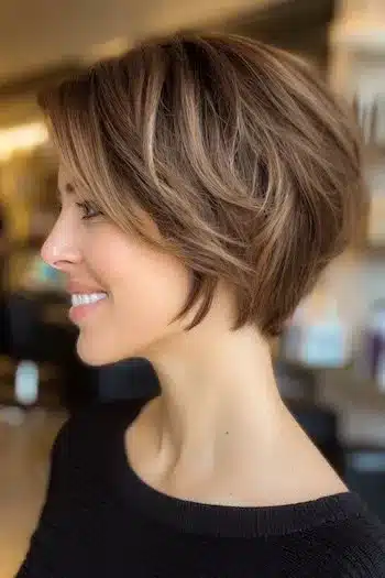 31 Bixie Haircuts That Blend Bob Shape with Pixie Ease 19 Dimensional Bixie with Subtle Balayage — bixie haircuts
