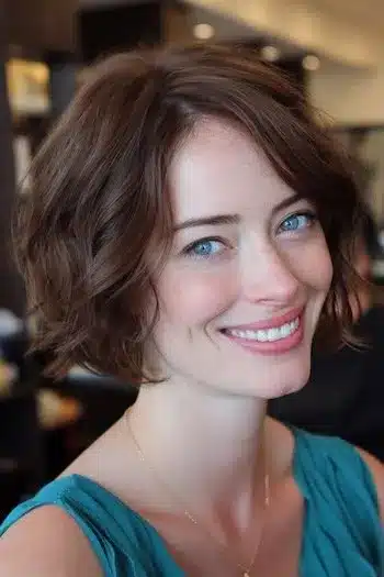 31 Gorgeous Haircuts in Your 30s That Feel Fresh and Modern 11 Cropped bob with texture featured in 31 Gorgeous Haircuts That Look Even Better In Your 30s