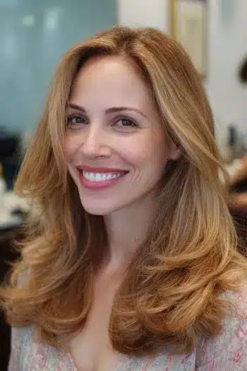 31 Gorgeous Haircuts in Your 30s That Feel Fresh and Modern 15 Textured layers for thick hair from 31 Gorgeous Haircuts That Look Even Better In Your 30s