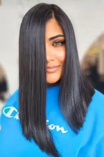 Long Angled Bob Haircut