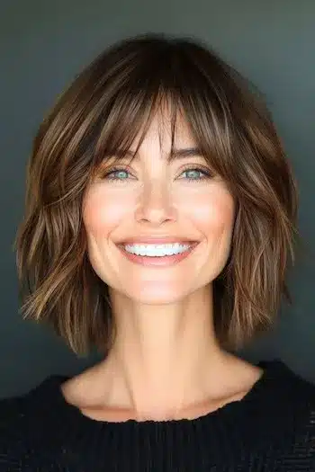 Bob Haircuts With Bangs inspiration 22