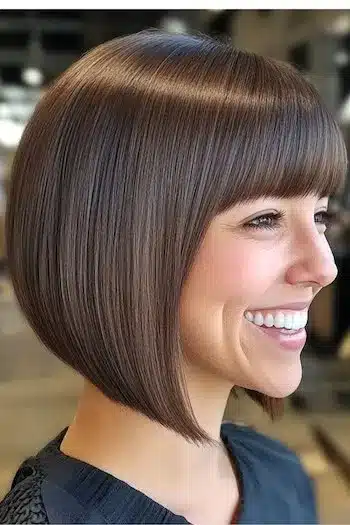 Bob Haircuts With Bangs inspiration 30
