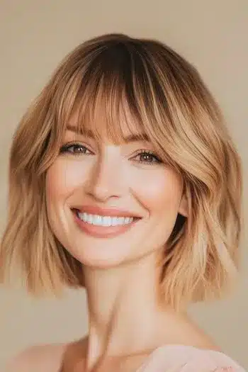 Bob Haircuts With Bangs inspiration 33