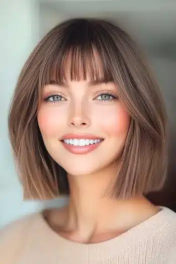 Bob Haircuts With Bangs inspiration 5