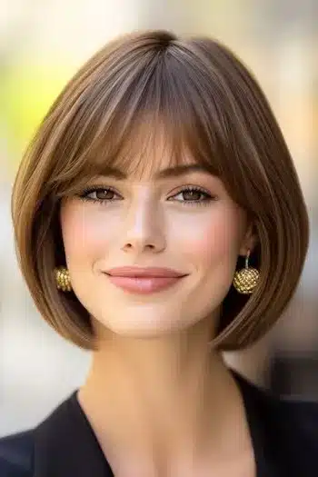 Bob Haircuts With Bangs inspiration 7