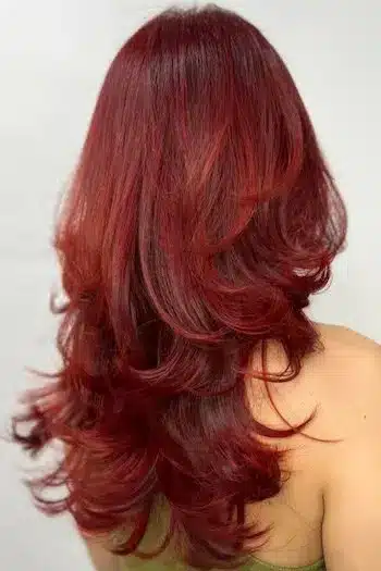 31 Butterfly Haircut Ideas For The Perfect Layered Hairstyle 25 Classic cherry cola red butterfly haircut with rich, vibrant layers