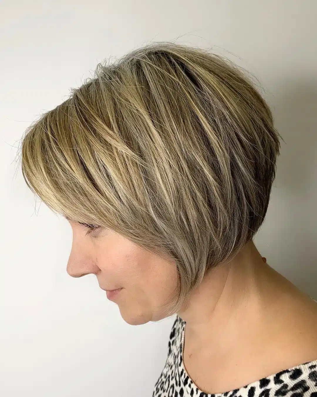 51 Cutest Wash and Wear Haircuts for Women Over 50 51 bob with side bangs for over 50 women