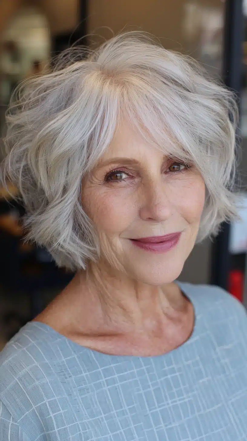 Soft textured shag with wispy layers