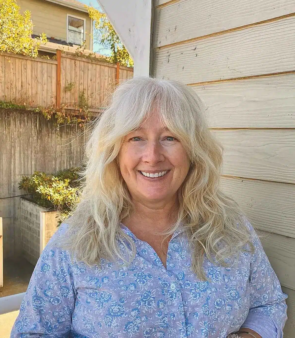 51 Modern Medium Shaggy Hairstyles Women Over 60 Can Pull Off 37 Textured shag with a long curtain fringe for ladies over 60, featured in 51 Modern Medium Shaggy Hairstyles Women Over 60 Can Pull Off
