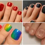 15 Ultra Pretty Flower Toe Nails You’ll Love Instantly 18 15 Irresistible Glitter Toe Nails Designs You Must Try Today