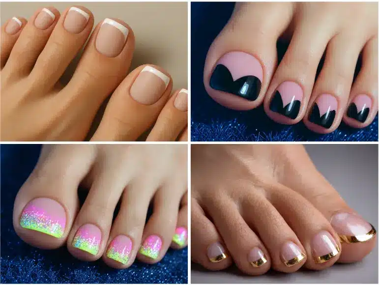 15 Ultra Pretty Flower Toe Nails You’ll Love Instantly 20 20 French Tip Toe Nails: The Only Guide You’ll Ever Need