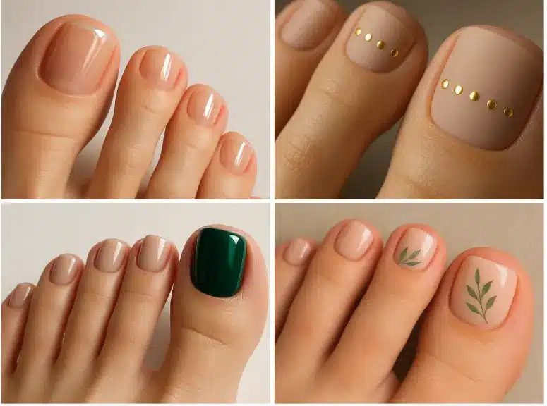 15 Ultra Pretty Flower Toe Nails You’ll Love Instantly 21 The Only 15 Nude Toe Nail designs You’ll Ever Need