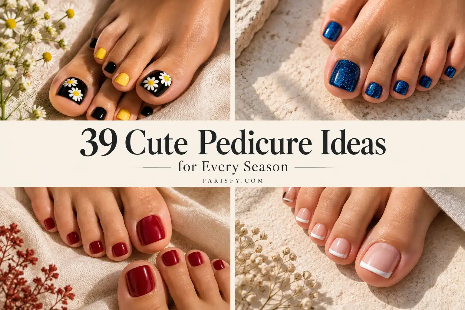 39 cute pedicure ideas every season parisfy