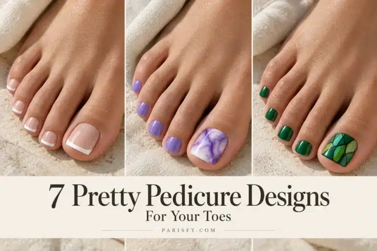7 Pretty Pedicure Designs For Your Toes
